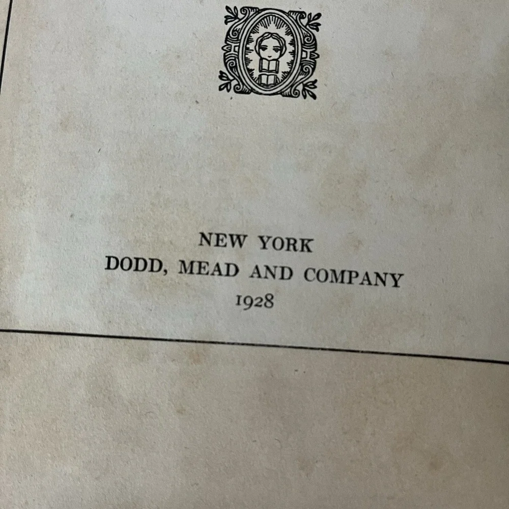 1928 Lorna Doone Book hardback coffee table gorgeous illustrations blue